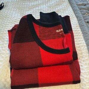 Old Navy Red PJ set